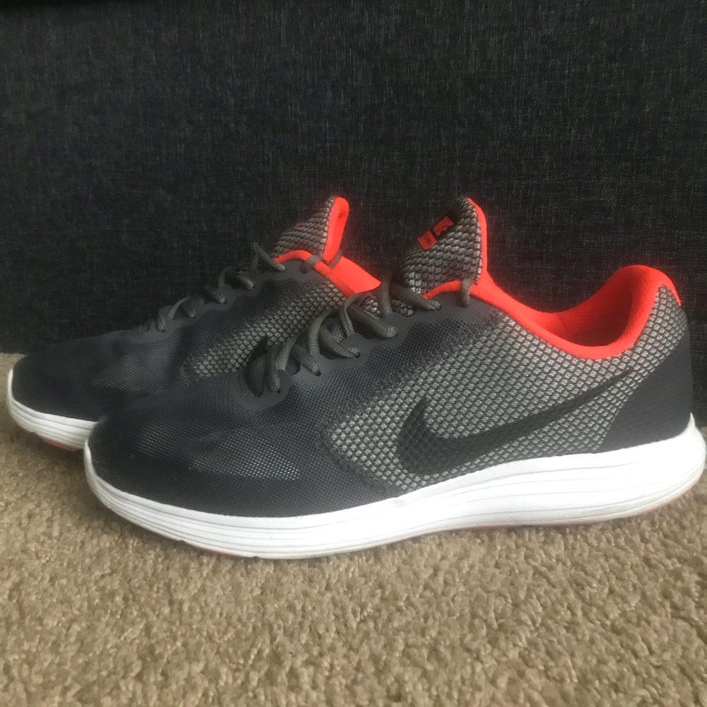 Grey & Orange Nike’s